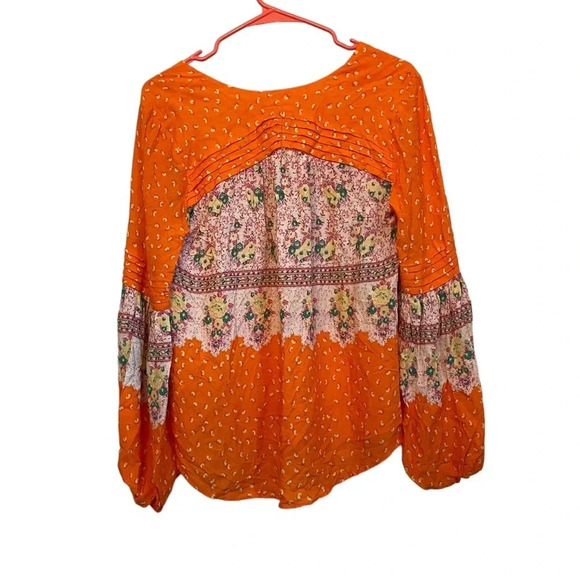 Maeve Tops Anthropologie Ceresco Peasant Blouse By Maeve - Picture 4 of 6